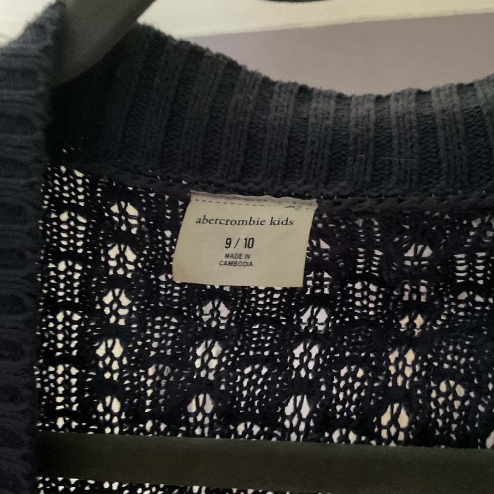 Abercrombie Kids Dark Blue Knit Sweater